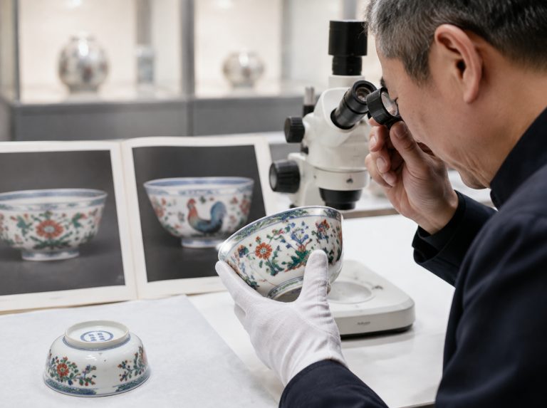 安徽成化斗彩器物鉴定